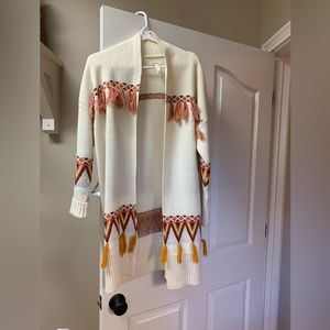 Size Small Matilda Jane Cardigan with Fringe